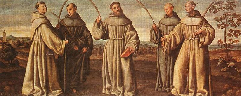 LICINIO, Bernardino Franciscan Martyrs sf Germany oil painting art